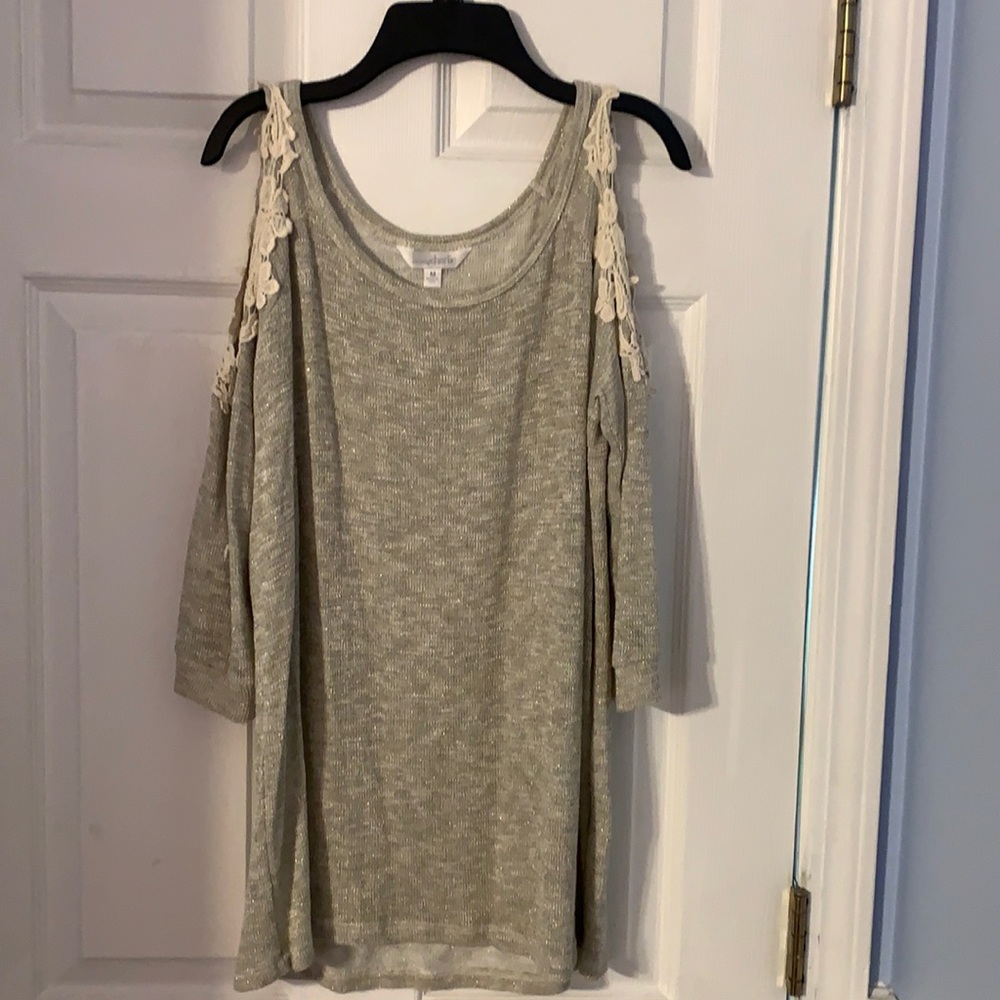 Like new! Charming Charlie sweater with cut outs